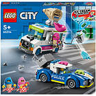 LEGO City 60314 Poliisin takaa-ajama jäätelöauto
