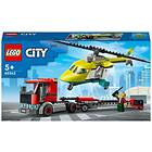LEGO City 60343 Pelastushelikopterin kuljetusauto