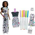 Barbie Crayola Color-In Fashion Doll & Fashions FPH91