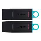 Kingston USB 3.2 Gen 1 DataTraveler Exodia 64GB (2-pack)