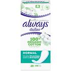Always Dailies 100% Organic Cotton Normal (28-pack)
