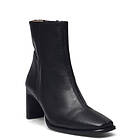 Angulus Bootie - Block Heel - With Zippe Black