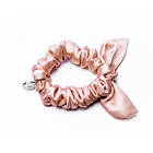 Amelie Soie Nudie Collection Silk Bow Scrunchie