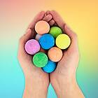 Ohlsson & Lohaven Rainbow Bath Bombs 15g 10-pack