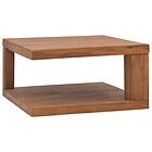 vidaXL Coffee Table 65x65x33 cm Solid Teak