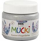 Kreul Mucki Fingermaling Metallic Silver 150ml