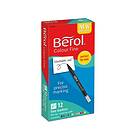 Berol Colour Fine Fibre Tipped Tuschpennor 12-pack