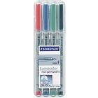Staedtler Universal Lumocolor 316 Non-permanent F Tuschpennor 4-pack