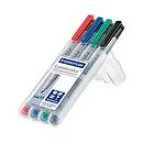 Staedtler Universal Lumocolor 315 Non-permanent M Tuschpennor 4-pack