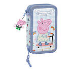 Safta Peppa Pig Urban Farmer Trippel Pennfodral med Pennor