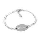 Silvermama Oval Bricka 15-25cm 925 Silver Armband