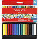 Caran d'Ache Neocolor II School 5cm Akvarellkritor 15st