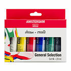 Amsterdam Standard Series Akrylfärg Set 6x20ml