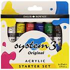 Daler-Rowney System3 Akrylfärg Set 6x22ml