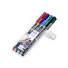 Staedtler Lumocolor Permanent S Märkpennor 4-pack