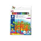 Staedtler Fibre-tip Pens Textilpennor 12-pack