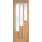 LPD Coventry Solid Core Unfinished 6P Clear Glazed 1981x610mm