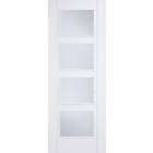 LPD Vancouver White Primed RM2S 4L Clear Glazed 2040x726mm