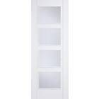 LPD Vancouver White Primed RM2S 4L Clear Glazed 1981x838mm