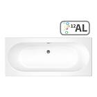 Bathrooms To Love Solarna Supercast Double End 0TH with LED 1800x800mm