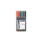 Staedtler Lumocolor 318 permanent Merkepenn 6-pack
