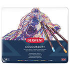 Derwent Coloursoft Pencils Fargeblyanter 24st