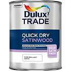 Dulux Trade Quick Dry Satinwood Brilliant White 1l