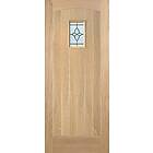 LPD Cottage Oak External Door RM1S Lead DG 2135x915mm