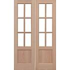 LPD GTP 1P 6L Unglazed External Door Pairs 1981x1168mm