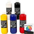 Creativ Company Textile Color Basic Textilfärg Set 5x500ml