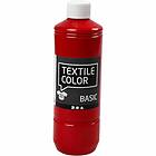 Creativ Company Textile Color Basic Tekstilmaling Röd 500ml