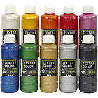 Creativ Company Textile Color Pearl Textilfärg Set 10x250ml