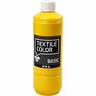 Creativ Company Textile Color Basic Tekstilmaling Primärgul 500ml