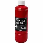 Creativ Company Textile Color Basic Tekstilmaling Primärröd 500ml