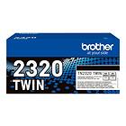 Brother TN-2320TWIN (Musta) 2-pack