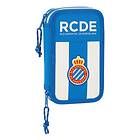 Safta RCD Espanyol Dubbelt Pennfodral med Pennor 28 pcs