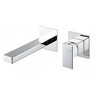Bathrooms To Love Lys Wall Mounted Brass Basin Mixer (Chrome)