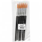 Creativ Company Gold Line Konstnärspenslar Runda 8mm No 22 6st