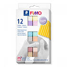 Staedtler Fimo Pastel Colour Pack Modellera 12x25g