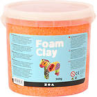 Foam Clay Neonorange Pärllera 560g