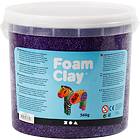 Foam Clay Mörklila Pärllera 560g