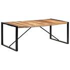 vidaXL Dining Table 200x100x75cm Seesam Wood