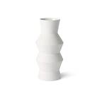 HKliving Speckled Clay Angular M Vase 305mm