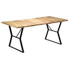 vidaXL Coffee Table 180x90x76 Mango Wood