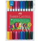Faber-Castell Double-ended Felt-tip Pens Fiberpennor 10-pack