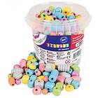 Playbox Wooden Beads 160st (Mixed Pastels)