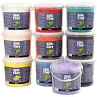 Silk Clay Mixade Färger Modellera 10x650g