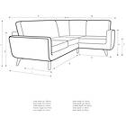John Lewis Barbican RHF Corner sofa (5-seater)
