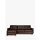 John Lewis Barbican LHF Chaise longue Leather