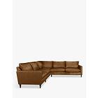 John Lewis Bailey Leather Corner sofa (5-seater)